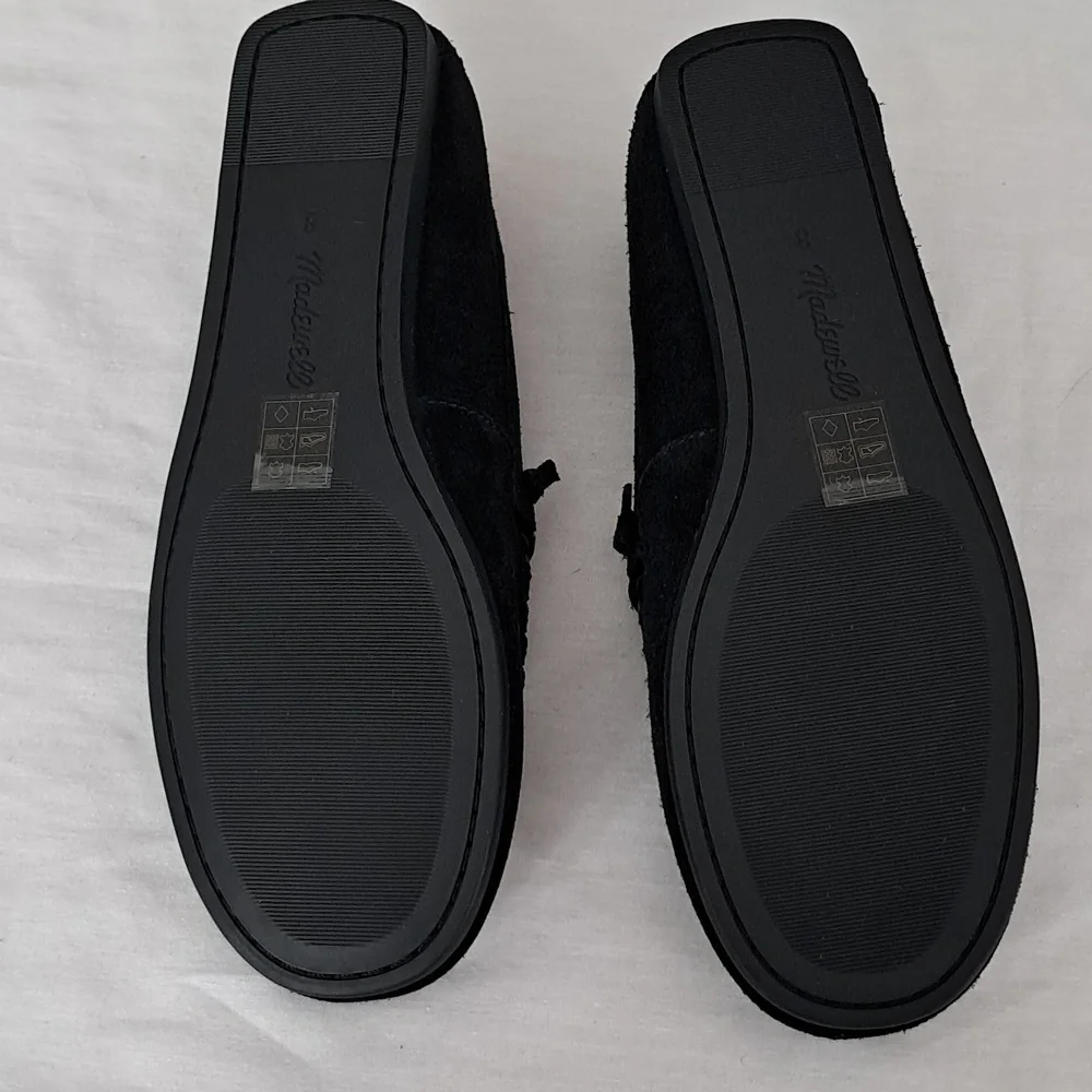 Madewell Meadow Whipstitched Driver. Womans, Loafer, True Black. Size 8. NWOT